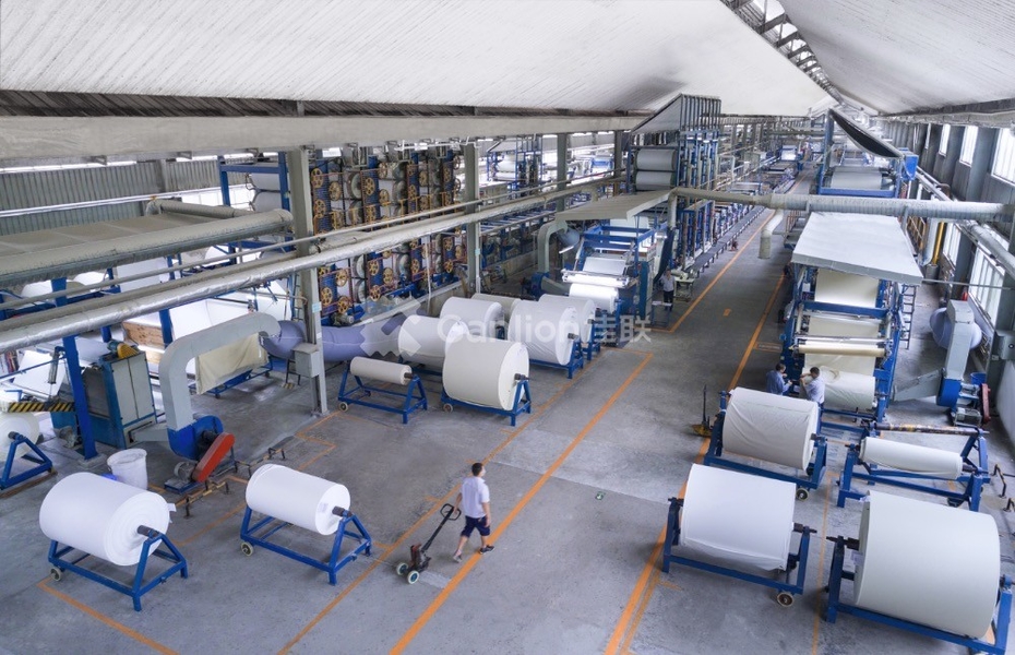 Mianyang Jialian printing and dyeing Co., Ltd. สายการผลิตของผู้ผลิต